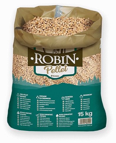 worek pelletu opałowego Robin do kupienia w Szczucinie lub sklepie internetowym